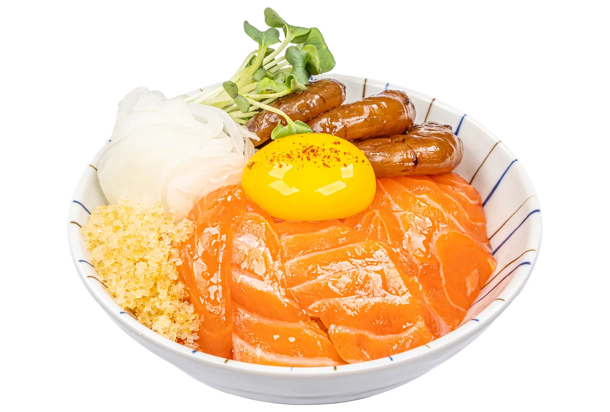 핵밥 연어새우장 덮밥